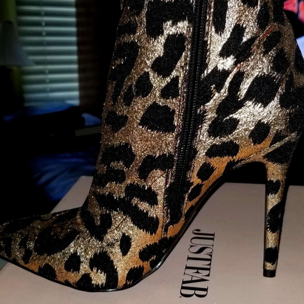 Leopard Boots